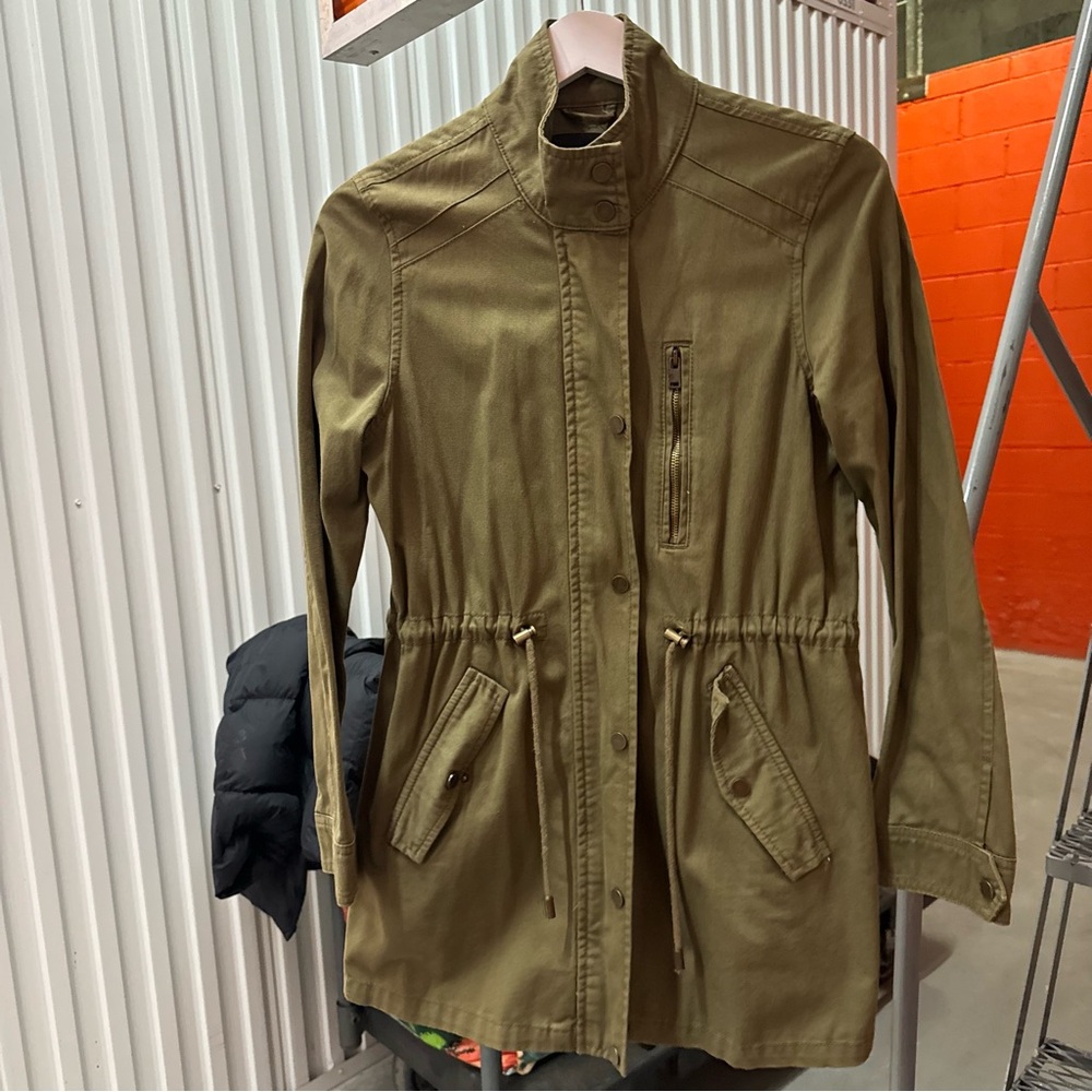 Stradivarius Olive Utility Jacket